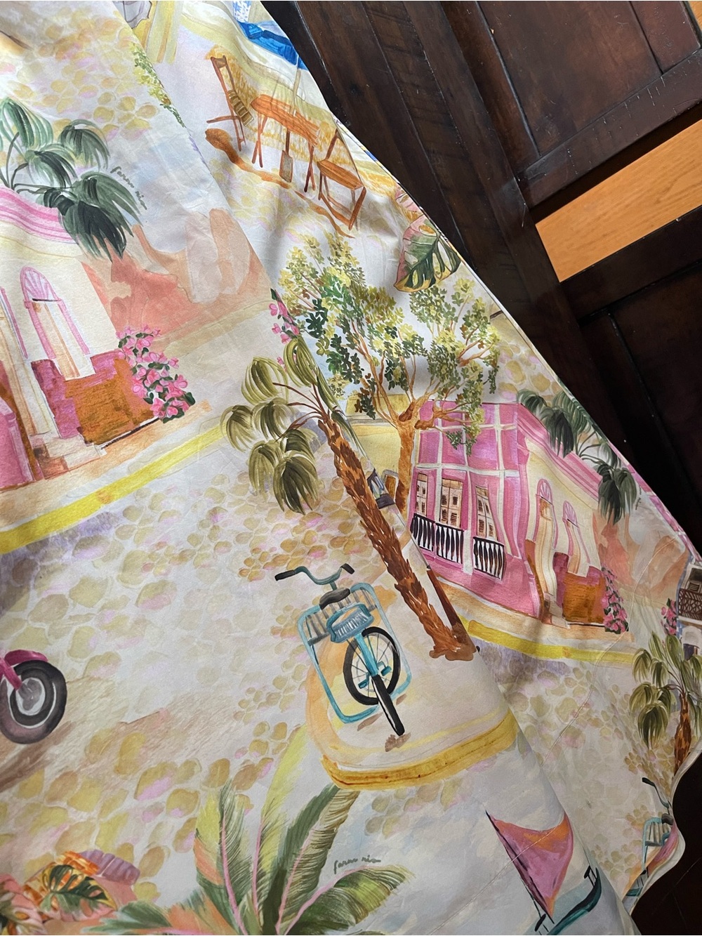 FARM Rio Scenic Pastel Multi-Color Maxi Skirt - Picture 7 of 16